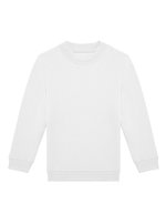 Sweatshirt Enfant ID.332 Col Rond – Blanc