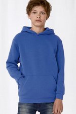 B&C Hoodie mit gefütterter Kapuze für Kinder, Black 3/4 (98/104), BCWK681 – Bild 1