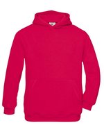 B&C Hoodie mit gefütterter Kapuze für Kinder, Black 3/4 (98/104), BCWK681 – Sorbet