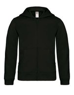 B&C Kapuzensweatshirt mit Reißverschluss für Kinder, Red 7/8 (122/128), BCWK682 – Bild 1