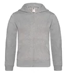 B&C Kapuzensweatshirt mit Reißverschluss für Kinder, Red 7/8 (122/128), BCWK682 – Bild 3