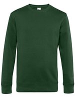 B&C KING Crew Neck Sweatshirt aus Baumwolle/Polyester – Bottle Green