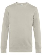 B&C KING Crew Neck Sweatshirt aus Baumwolle/Polyester, Aqua Green XS, BCWU01K – Gris Fog