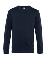 B&C KING Crew Neck Sweatshirt aus Baumwolle/Polyester, Aqua Green XS, BCWU01K – Bleu marine