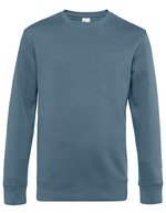 B&C KING Crew Neck Sweatshirt aus Baumwolle/Polyester, Aqua Green XS, BCWU01K – Nordic Bleu