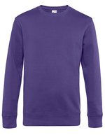 B&C KING Crew Neck Sweatshirt aus Baumwolle/Polyester, Aqua Green XS, BCWU01K – Radiant Violet