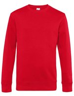 B&C KING Crew Neck Sweatshirt aus Baumwolle/Polyester, Aqua Green XS, BCWU01K – Rouge