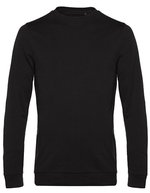 B&C Set In Sweat Sweatshirt aus Baumwolle-polyester – Black Pure