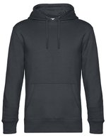 B&C KING Hoodie aus Baumwolle und Polyester, Aqua Green XS, BCWU02K – Asphalt