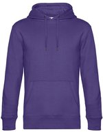 B&C KING Hoodie aus Baumwolle und Polyester, Aqua Green XS, BCWU02K – Radiant Purple