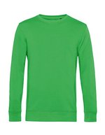 B&C Inspire Crew Neck Sweat_° White S (BCWU31B) – Apple Green