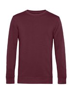 B&C Inspire Crew Neck Sweat_° Heather Grey L (BCWU31B), BCWU31B – Borgogna