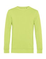 B&C Inspire Crew Neck Sweat_° Heather Grey L (BCWU31B), BCWU31B – Lime