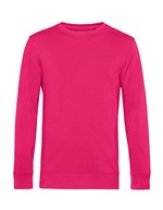 B&C Inspire Crew Neck Sweat_° Heather Grey L (BCWU31B), BCWU31B – Magenta Rosa