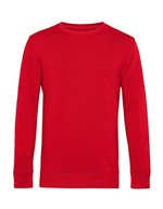 B&C Inspire Crew Neck Sweat_° Heather Grey L (BCWU31B), BCWU31B – Rosso