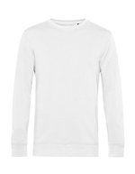 B&C Inspire Crew Neck Sweat_° Heather Grey L (BCWU31B), BCWU31B – Bianco