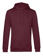 B&C Inspire Kapuzen-Sweatshirt aus Bio-Baumwolle, Apple Green XS, BCWU33B – Burgundy