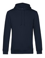 B&C Inspire Kapuzen-Sweatshirt aus Bio-Baumwolle, Apple Green XS, BCWU33B – Navy