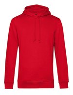 B&C Inspire Kapuzen-Sweatshirt aus Bio-Baumwolle, Apple Green XS, BCWU33B – Red