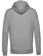 B&C Zipped Hood Jacket aus Bio-Baumwolle, Asphalt XS, BCWU35B – Bild 4