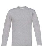 B&C Open Hem Sweatshirt mit Seitenschlitzen – Heather Grey