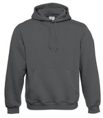 B&C Hoodie mit Kapuze aus Baumwolle-Polyester, Black XXS, BCWU620 – Bild 3