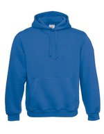 B&C Hoodie mit Kapuze aus Baumwolle-Polyester, Black XXS, BCWU620 – Royal Blue