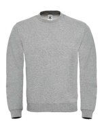 B&C Sweatshirt ID.002 aus Baumwolle-Polyester, Anthracite XS, BCWUI20 – Heather Grey