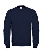 B&C Sweatshirt ID.002 aus Baumwolle-Polyester, Anthracite XS, BCWUI20 – Navy