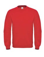 B&C Sweatshirt ID.002 aus Baumwolle-Polyester, Anthracite XS, BCWUI20 – Red