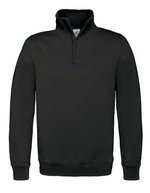 B&C Sweatshirt ID.004 mit hohem Kragen, Black XXL, BCWUI22 – Bild 1