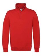 B&C Sweatshirt ID.004 mit hohem Kragen, Black XXL, BCWUI22 – Rouge