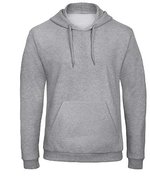 B&C ID.203 50/50 Kapuzen-Sweatshirt Anthrazit, Black S, BCWUI24 – Heather Grey