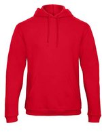 B&C ID.203 50/50 Kapuzen-Sweatshirt Anthrazit, Black S, BCWUI24 – Red