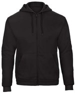 B&C ID.205 Kapuzenjacke 50% Recycling, Anthracite XS, BCWUI25 – Black
