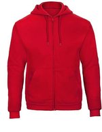 B&C ID.205 Kapuzenjacke 50% Recycling, Anthracite XS, BCWUI25 – Red