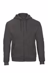 B&C ID.205 Kapuzenjacke 50% Recycling, Heather Grey M, BCWUI25 – Bild 3