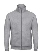 B&C ID.206 Sweatjacke 50/50 mit Reißverschluss, Anthracite XS, BCWUI26 – Heather Grey