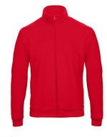 B&C ID.206 Sweatjacke 50/50 mit Reißverschluss, Anthracite XS, BCWUI26 – Red