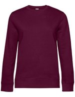 B&C QUEEN Crew Neck Sweat_° Aqua Green S (BCWW01Q), BCWW01Q – Dark Cherry