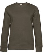 B&C QUEEN Crew Neck Sweat_° Aqua Green S (BCWW01Q), BCWW01Q – Khaki