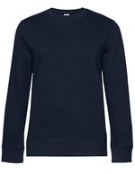 B&C QUEEN Crew Neck Sweat_° Aqua Green S (BCWW01Q), BCWW01Q – Navy Blue
