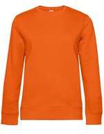 B&C QUEEN Crew Neck Sweat_° Aqua Green S (BCWW01Q), BCWW01Q – Pure Orange