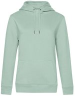B&C QUEEN Kapuzen-Sweatshirt aus Baumwolle, Aqua Green XS, BCWW02Q – Bild 3