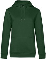 B&C QUEEN Kapuzen-Sweatshirt aus Baumwolle, Aqua Green XS, BCWW02Q – Bottle Green