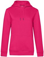 B&C QUEEN Kapuzen-Sweatshirt aus Baumwolle, Aqua Green XS, BCWW02Q – Magenta Pink