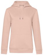 B&C QUEEN Kapuzen-Sweatshirt aus Baumwolle, Aqua Green XS, BCWW02Q – Soft Rose