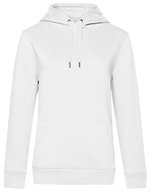 B&C QUEEN Kapuzen-Sweatshirt aus Baumwolle, Aqua Green XS, BCWW02Q – White