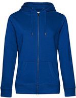 B&C QUEEN Kapuzenjacke aus Baumwolle-Polyester, Asphalt XS, BCWW03Q – Royal