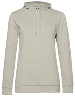 B&C Hoodie Sweat aus Baumwolle-Polyester für Damen, Asphalt XS, BCWW04W – Grey Fog
